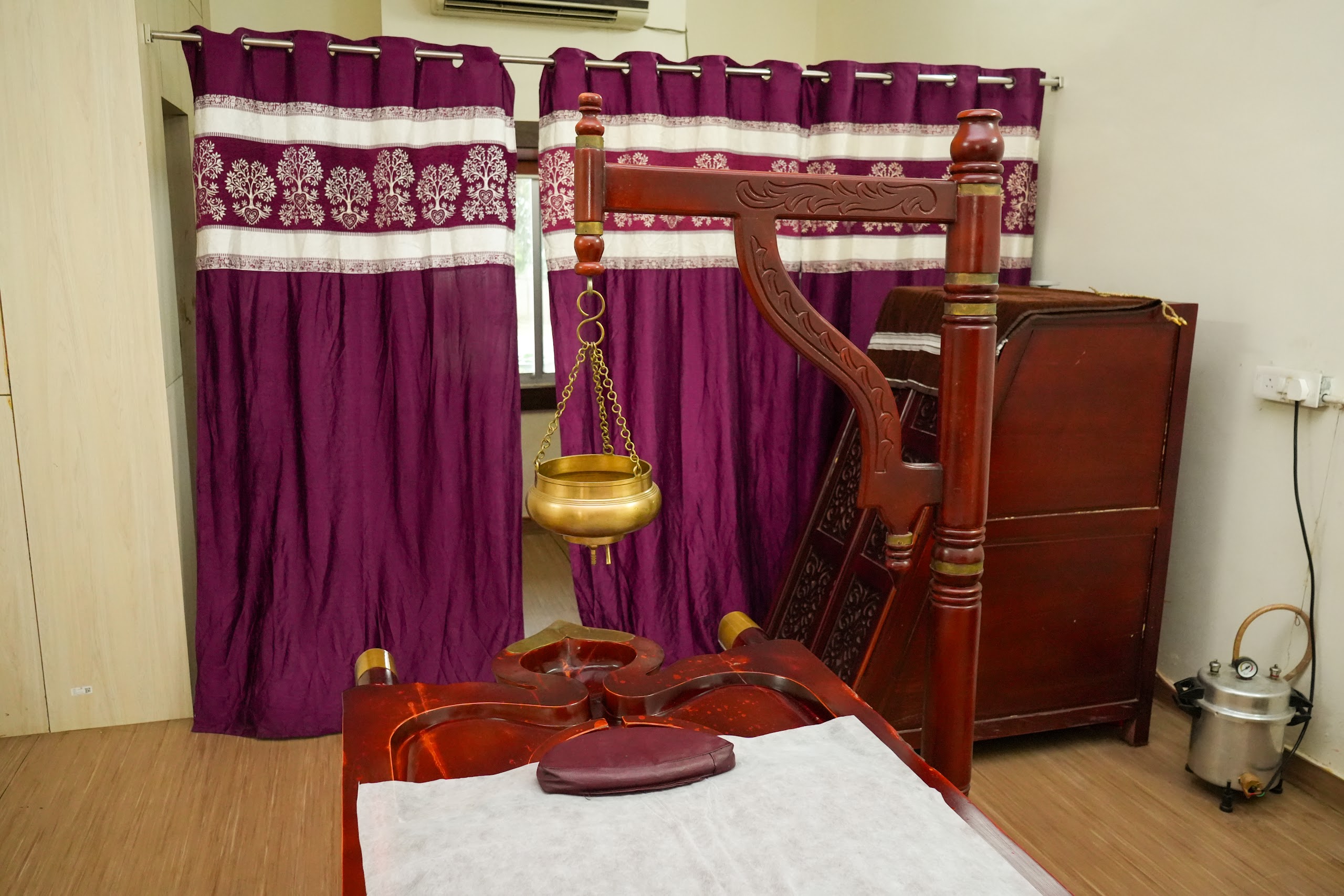 Ayurvedic therapy suite at Centurion Wellness
